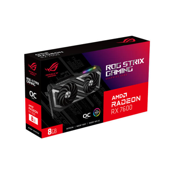 Asus ROG Strix RX 7600 OC Edition 8GB Graphics Card